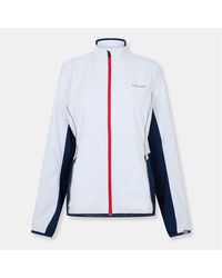 Head - Club Solid Patterned Full Zipper Track Jacket With Logo - Lyst