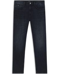 BOSS - Delaware Slim Fit Five Pocket Jeans - Lyst