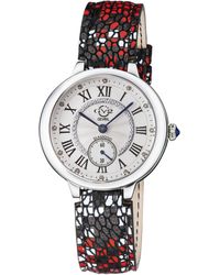 Gv2 - Rome Swiss Quartz Dial Stainless Steel Diamond Watch - Lyst