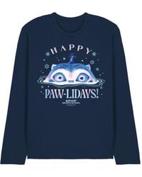 K-Pop Demon Hunters - Adult Happy Pawlidays Derpy Tiger Long-Sleeved Christmas T-Shirt - Lyst