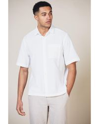 Nordam - 'Vallant' Cotton Oversized Short Sleeve Button-Up Shirt With Chest Pocket - Lyst