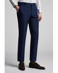 Limehaus - Flat Fronted Tailored Suit Trousers - Lyst