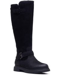 Hush Puppies - Cressida Long Leather Heeled Knee High Boots - Lyst