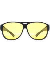 Montana - Aviator Matte Polarized Fo6 Fit Over Glasses Night Driving Sunglasses - Lyst
