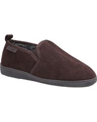 Hush Puppies - Arnold Slip On Leather Slipper - Lyst