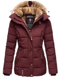 Marikoo - Winterjas Nekoo Met Imitatiebont Capuchon & Teddyvoering - Lyst
