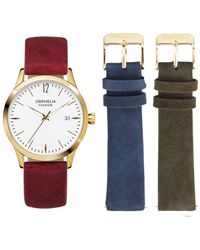 Orphelia - Fashion Suede Watch Of714888 Leather - Lyst