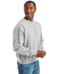 Fruit Of The Loom - Adult Supercotton Sweatshirt (Athletic) - Lyst