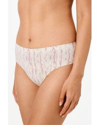 Penti - No-Show Fit Snake Print Hipster Briefs - Lyst