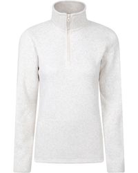 Mountain Warehouse - 'Idris' Fleece Sweater Antipill Half Zip High Neck Coat - Lyst