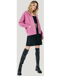 Secret Label - Zip Front Hoodie - Lyst