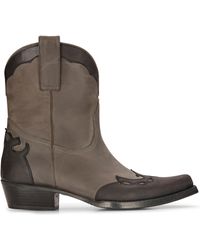 Infinity Leather - Western Boots Cuban Cowboy Winklepickers Classic Pointed - Lyst