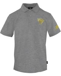 Philipp Plein - Tiger Scratch Logo Polo Shirt Cotton - Lyst