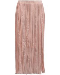 Secret Label - Plisse Midi Maxi Skirt - Lyst