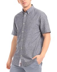 Tommy Hilfiger - Shirt Oxford Lightweight Short Sleeve Regular Fit Summer New - Lyst