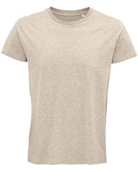 Sol's - Crusader Heather Organic T-Shirt - Lyst
