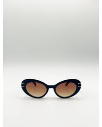 SVNX - Oval Cat-Eye Sunglasses - Lyst