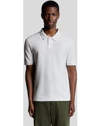 Lyle & Scott - Jacquard Dobby Knit Polo Shirt - Lyst