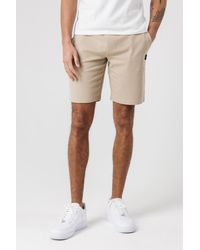 Tokyo Laundry - Jogger Shorts With Logo Badge And Drawstrings - Lyst