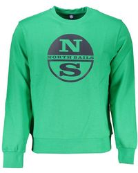 North Sails - Green Cotton Men Sweater - Lyst