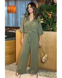 AX Paris - Wide Leg Trousers With Elasticated Waist - Lyst