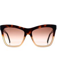 Max Mara - Cat Eye Havana Fade Gradient Mm0008 Logo2 - Lyst