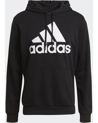 adidas - Adida Eentia Big Ogo Hoodie Back / Reguar An - Lyst