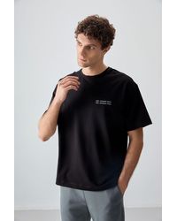 TOMMY LIFE - Oversized Printed Cotton Jersey T-Shirt - Lyst