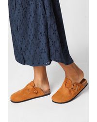 Faith - Habba Closed Toe Footbed Mules - Lyst