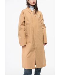 Maison Margiela - Mm6 Salomon Lichtgewicht Jas Met Verborgen Sluiting In Bruin - Lyst