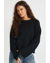 Boohoo - Super Soft Crew Knitted Sweater - Lyst