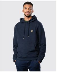 Belstaff - Pullover Logo Patch Hoodie - Lyst