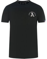 Aquascutum - London Embroidered A Logo T-Shirt - Lyst