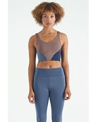 TOMMY LIFE - Colour-Block Cropped Sports Top - Lyst