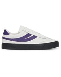 Superga - Adult 4834 Club S Swallow Contrast Detail Vegan Leather Trainers Avorio/ - Lyst