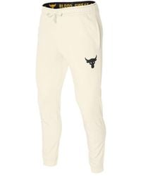 Under Armour - Project Rock Terry Track Pants - Lyst