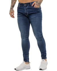 Enzo - Skinny Super Stretch Denim Jeans - Lyst