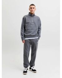 Jack & Jones - Sweatshirts 1/4 Zip High Neck Long Sleeve - Lyst