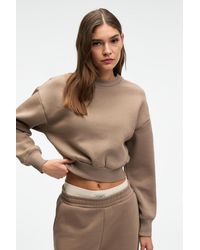 Grimelange - Crop Crew Neck Sweatshirt - Lyst
