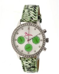 Boum - Serpent Leather-Band Ladies Watch W/ Day/Date - Lyst