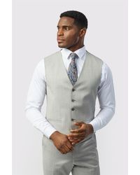 Ted Baker - Single Breasted Five Button V-Neck Tailored Suit Waistcoat - Lyst