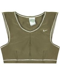 Nike - Dri-Fit Sports Bra Fitness V-Neck Sleeveless Training Top 222665 204 - Lyst