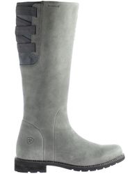 Ariat - Clara H20 Storm B Grey Boots Leather - Lyst
