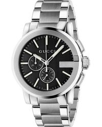 Gucci - G-Chrono Ya101204 Quartz Herenhorloge - Lyst