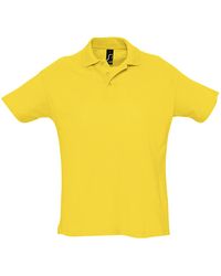 Sol's - Summer Ii Pique Short Sleeve Polo Shirt - Lyst