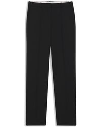BOSS - Tameah Solid Patterned Straight Chinos - Lyst