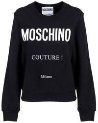 Moschino - Couture Milano Jumper Cotton - Lyst