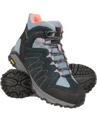 Mountain Warehouse - 'Extreme Rockies' Vibram Boots With Rubber Sole Waterproof Walking Shoes Leather - Lyst