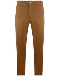 Armani - Emporio J18 Slim Fit High Waist Trousers - Lyst