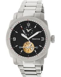 Heritor - Helmsley Semi-Skeleton Bracelet Watch - Lyst